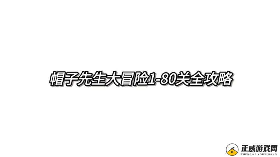 帽子先生大冒险通关攻略：如何完成所有关卡？