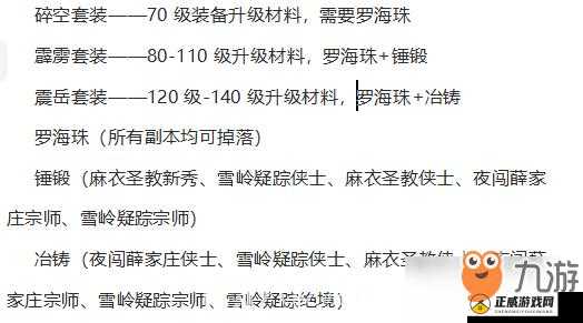 一梦江湖游戏用语及基础知识汇总